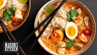 Thai Tom Yum Noodle Soup  Marions Kitchen [upl. by Amak]