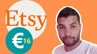 شرح Etsy حققت أول مبيعة في موقع Etsy ب 16 اورو [upl. by Gereron]