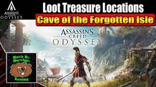 Assassins Creed Odyssey  Cave of the Forgotten Isle  Loot Treasure Locations [upl. by Gilles]