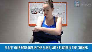 How To Put On A Sling  Step by Step Tutorial [upl. by Cherin284]