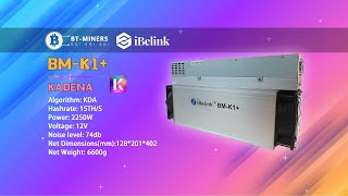 Ibelink BMK1 155T Kadena Miner with PSU and Cord crypto kadena cryptomining btminers [upl. by Yelmene]