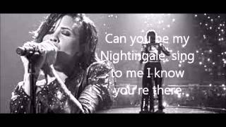 demi lovato nightingale lyrics new 2015 [upl. by Hsreh]