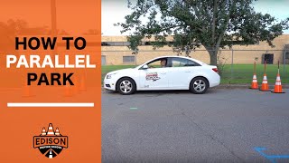 How to Parallel Park  Edison Driving School [upl. by Ayikahs356]