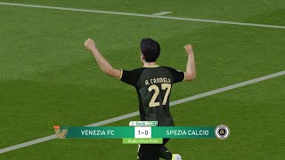 Venezia Fc vs Spezia Calcio eFootball PES 2024 Career Mode Part23 [upl. by Itsyrk]