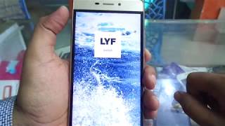 LYF WATER 7 LS5504 Remove pattern lock and hard reset [upl. by Rocray113]