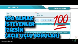 7Sınıf Matematik 1Dönem 1Yazılı [upl. by Ellswerth]