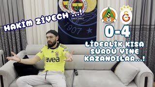 ALANYASPOR 0 GALATASARAY 4 FENERBAHÇELİ GALATASARAY MAÇINI İZLERSE TEPKİ keşfet icardi gs [upl. by Randall]