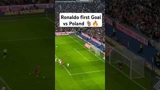 Ronaldo doesnt miss vs Poland 🐐🔥 [upl. by Eannyl]