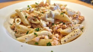 Pasta con Salmón y Philadelphia ✅ Macarrones al Salmón  Receta Expres [upl. by Katy168]