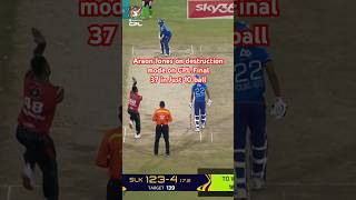 Araon Jones on destruction mode on CPL Final37 in Just 10 ball cpl cpl24 shorts [upl. by Drugge]