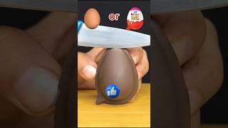 EGG 🆚 KINDER JOY  KON JITEGA BATAO shortvideo [upl. by Keener64]