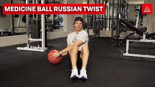 Medicine Ball Russian Twist  15x Each Side [upl. by Haveman]