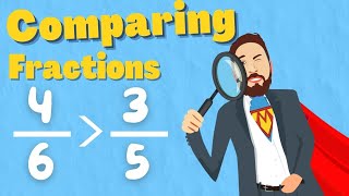 How To Compare Fractions With Different Denominators [upl. by Ellennej]