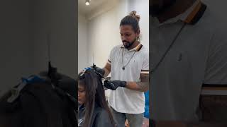 Golden Brown Hair Color එක Cut එකත් එක්ක haircolor haircut goldenbrown haircolour [upl. by Stanwood271]