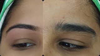 Threading Eyebrows for the First Time  Eyebrow Shaping Tutorial for Beginners [upl. by Gujral121]