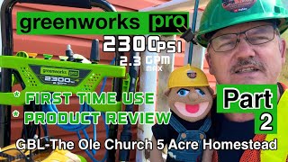 Unboxing and Review Greenworks Pro 2300 Electric Pressure Washer pressurewashing review unboxing [upl. by Varhol114]