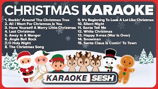 Christmas Songs Karaoke Medley [upl. by Eillime]