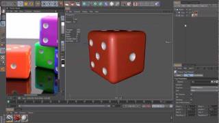 How to Make Dice in Cinema 4D [upl. by Ahsieken]