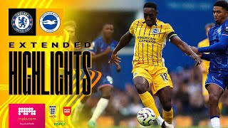 EXTENDED HIGHLIGHTS  Chelsea v Brighton  Premier League [upl. by Izawa]