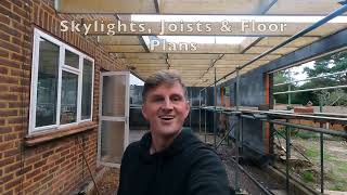 Skylights Joists amp Floorplans  Double Storey and Single Storey Home Renovation  Restoration [upl. by Jadd]