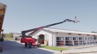 MANITOU 280TJ – Diesel Teleskoparbeitsbühne von Eder Stapler [upl. by Egag494]