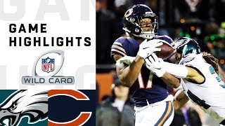 Eagles vs Bears Wild Card Round Highlights  NFL 2018 Playoffs [upl. by Stalder]