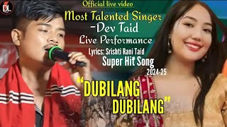 DEV TAIDLIVE PERFORMANCEDUBILANG MISING AGOM LENGE AT REGON DIRBI LOLAD 2024 [upl. by Ansilma]