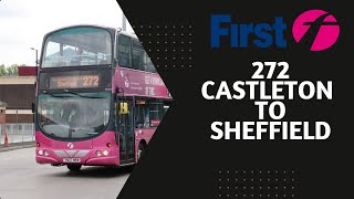 272  Castleton to Sheffield  Hope  Hathersage  Fox House  First South Yorkshire [upl. by Philipps]