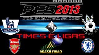 Como licenciar times ligascopas emblemas PES 2013 [upl. by Gae]