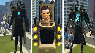 EVOLUTION OF NEW UPGRADED MUTANT TITAN SPEAKERMAN VS ALL SKIBIDI CAMERAMAN TITAN BIG IN GARRYS MOD [upl. by Vincent]