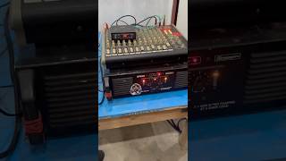 Dj amplifier setupsound testing shortsfeed shorts viralvideo [upl. by Annice843]