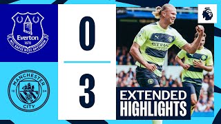 EXTENDED HIGHLIGHTS Everton 03 Man City  Two GOALS and an ASSIST for Gundogan on 300th appearance [upl. by Hubsher930]