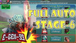 limited challenge gothrak barbarian stage 6 barbaric journey stage 6 auto [upl. by Binnings468]