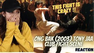 Ong Bak 2003 Tony Jaa Club Fight Scene  REACTION [upl. by Anoniw]