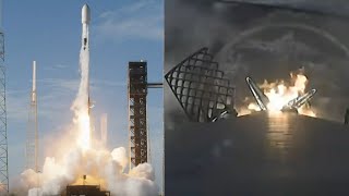 SpaceX Starlink 185 launch and Falcon 9 first stage landing 10 August 2024 [upl. by Wailoo758]