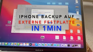 Nur 1MIN Iphone Backup auf externe Festplatte kopieren in 5 Klicks  Einfacher geht es nicht [upl. by Trilbie]