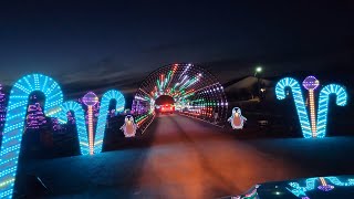 Lights Alive Drive Thru Christmas Lights New Light Displays 2021 [upl. by Cinom]