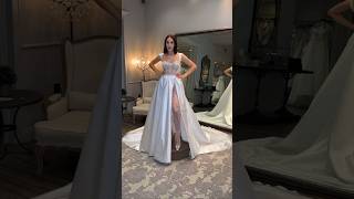 BERTA Wedding Dress  Matching Lace Leggings NOW at Lovella Bridal [upl. by Jerusalem305]