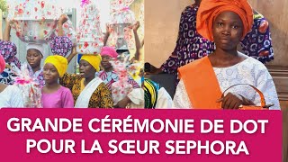 🧡💙GRANDE CÉRÉMONIE DE DOT POUR LA SŒUR SEPHORA JESUSREVIENT COTONOU [upl. by Yleen]