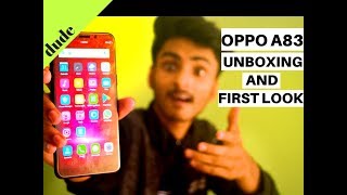 oppo A83 unboxing and first look budget smartphones [upl. by Attenahs750]