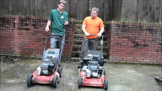 Exmark 21quot vs Toro Proline Commercial Push Mower Review [upl. by Frerichs]