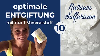 Wie du dich optimal entgiftest mit nur einem Mineralstoff Nr 10 Natrium Sulfuricum [upl. by Nnoved]