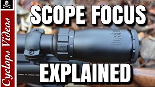 Rifle Scopes Adjustment Scope Focus [upl. by Supmart816]