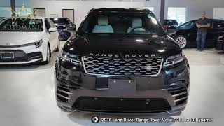 2018 Land Rover Range Rover Velar P380 SE R Dynamic 2641 [upl. by Carmina15]