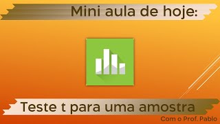 Mini Aula de Minitab 21  Teste t para uma amostra [upl. by Dorion]