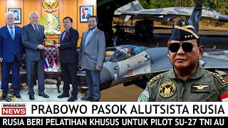 Prabowo Pasok Alutsista dari Rusia amp Pelatihan Khusus Jet Tempur Sukhoi Su27 Untuk Prajurit TNI AU [upl. by Eirrod775]