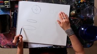 How to Draw a Circle amp an Ellipse  Drawing Tutorials [upl. by Traweek]