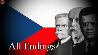 Czechoslovakia  All Endings [upl. by Delano]