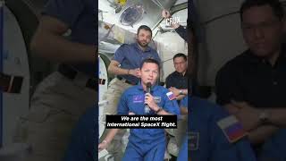 Astronauts Call For ‘Unity’ As They Join International Space Station [upl. by Chadwick]