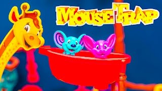 Playing Mouse Trap Game with Blaze Monster Truck Against Shopkins [upl. by Jamel474]